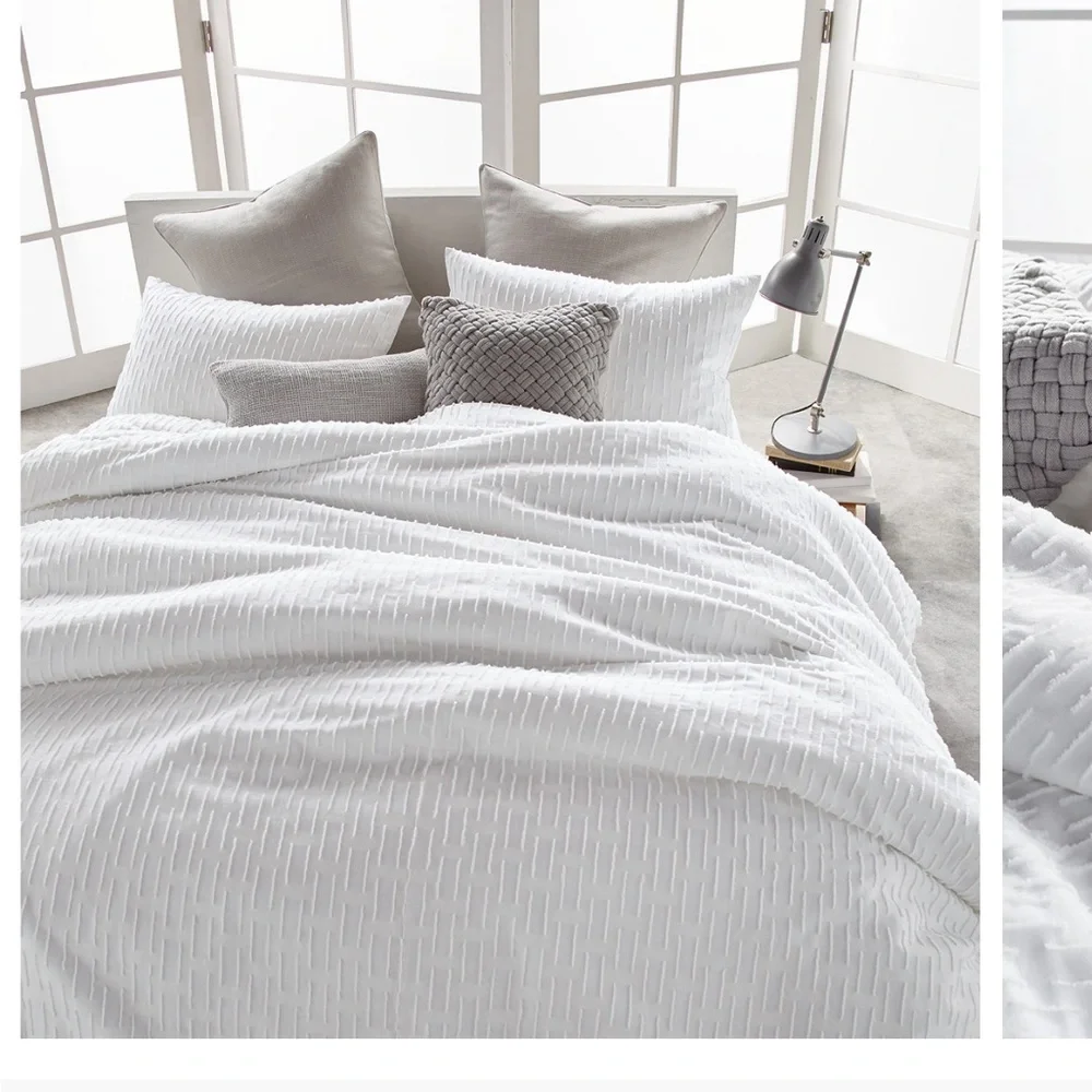 New DKNY Refresh Cotton Duvet Cover, Full/Queen